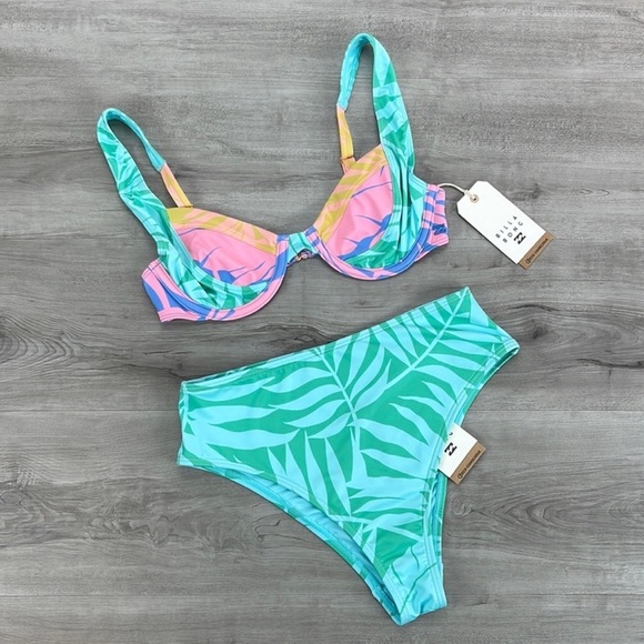 ☀️BILLABONG☀️ MYSTIC BEACH CHLOE MYSTIC BEACH HI MAUI BIKINI SET - Picture 2 of 15